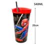 Imagem de Copo do Homem Aranha 2 em 1 de 540ml Infantil Livre de BPA - 2 unidades
