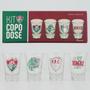 Imagem de Copo dose c/ 4un fluminense