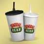 Imagem de Copo ECO com Tampa e Canudo  Branco Central Perk