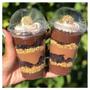 Imagem de Copo Embalagem Com Tampa Bolha Doces Salada 330Ml Com 50