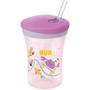 Imagem de Copo Evolution Action Cup 230Ml (12M+) Rosa Caranguejo - Nuk