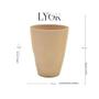 Imagem de Copo Fibra de Bambu e PP Lines Areia 450ml Lyor