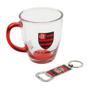 Imagem de Copo Flamengo de Vidro Com Abridor 370ml Oficial