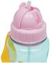 Imagem de Copo Garrafa Garrafinha Animal Fun Girafa 400ml c/ Canudo Buba