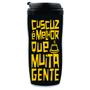 Imagem de Copo Garrafa Personalizado Cuzcuz é melhor Térmico 350 ML