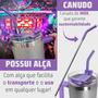 Imagem de Copo Garrafa Térmica Glitter Com Alça Parede Dupla Aço Inox 1200ml