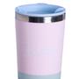 Imagem de Copo Gratidão Semi-térmico 400 ML Rosa E Azul Com Tampa