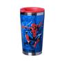 Imagem de Copo Homem-Aranha Spider-Man Semi-térmico 400ml Com Tampa Para Viagem Oficial Marvel - Zona Criativa