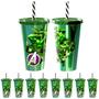 Imagem de Copo Hulk Para Festa Infantil Doces Decoração kit com 10