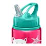 Imagem de Copo Infantil Canudo Retrátil Refresh 500ml Rosa Multikids
