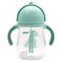 Imagem de Copo Infantil Com Alça Removível E Canudo Dino Verde 240ml - Buba