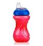 Imagem de Copo Infantil Com Bico De Silicone Nuby Vermelho 300Ml