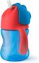 Imagem de Copo Infantil com Canudo 200ml Philips Avent - SCF796/01 Azul e Vermelho