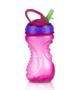 Imagem de Copo Infantil Com Canudo Rígido Retrátil Rosa 300Ml Nuby