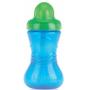 Imagem de Copo Infantil Com Canudo Silicone Azul 300Ml Nuby