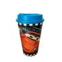Imagem de Copo infantil menino com tampa 700ml com petisqueira removível livre de bpa