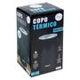 Imagem de Copo Inox 600Ml Preto Com Tampa Acril