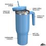 Imagem de Copo isolado Hydrapeak Voyager 1,2 L com canudo e alça