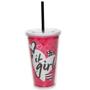 Imagem de Copo It Girl Rosa Com Canudo 470 ml Ludi