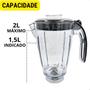 Imagem de Copo Liquidificador Philips Walita Viva Collection Ri2044 Ri2081 RI2054 Ri2083 RI2085 RI2086 Preto