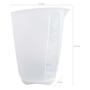 Imagem de Copo Medidor de Plástico 500ml com Bico Dosador Sanremo Transparente