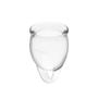 Imagem de Copo Menstrual Duplo de15 e 20 ml - Satisfyer Feel Confident