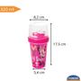 Imagem de Copo Mini Shakeira Princesas Super Heróis 320ml - Plasútil
