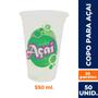Imagem de Copo p/ acai 550 ml. c/ 20x50 un.