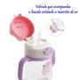 Imagem de Copo para Bebê com Canudo e Alças Removíveis 240 ml Leão Onça +12 meses Buba