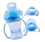 Imagem de Copo para bebes com bico de silicone lolly 150 ml azul