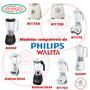 Imagem de Copo Para Liquidificador Philips Walita RI2034 Plástico Reforçado Leitoso