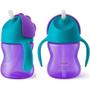 Imagem de Copo Philips Avent Dinossauro Com Canudo 200ML Roxa - 844709