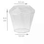 Imagem de Copo Pic Cristal Diamante Com Tampa 180ml Com 10 Plastilânia