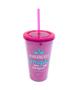 Imagem de Copo Pink Com Canudo Melhores Amigas 450ml