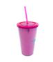 Imagem de Copo Pink Com Canudo Melhores Amigas 450ml
