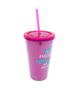 Imagem de Copo Pink Com Canudo Melhores Amigas 450ml