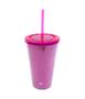 Imagem de Copo Pink Com Canudo Melhores Amigas 450ml