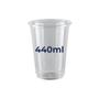 Imagem de Copo pp copozan 440ml liso transparente com 1.000 20x50