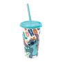 Imagem de Copo Refri Decorativo Stitch Disney 500 ML Com Canudo