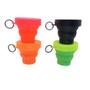 Imagem de Copo Retrátil Dobrável e Portátil - 150ml com argola - Reutilizável e Sustentável