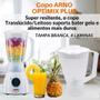 Imagem de Copo Serve P Liquidificador para Arno Optmix Plus/ new faclic Ln 37/ Ln 38 Easy Mix/ Power Mix 500