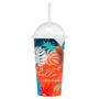 Imagem de Copo Shake Com Canudo 550ml - Jaguar Plásticos