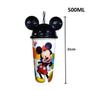 Imagem de Copo Shake Com Canudo E Orelhas Do Mickey Mouse 500Ml