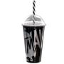 Imagem de Copo Shake com Canudo Infantil do Batman DC Comics 500ML