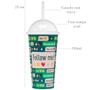 Imagem de Copo Shake Com Canudo Linha Teen - Bpa Free - 550ml