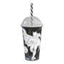 Imagem de Copo Shake com tampa e canudo Batman Plasútil 500ml