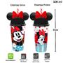 Imagem de Copo Shake Infantil com Canudo e Orelhas da Minnie 500ML Kit com 2