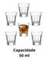 Imagem de Copo Shot 6 Peças P/ Dose Tequila Whisky 50 Ml Mini Copo