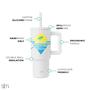 Imagem de Copo Simple Modern Dude Perfect Kids 710ml com Alça