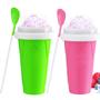 Imagem de Copo Slushy Cup RAUMAXE Slushy Maker Cup Frozen Magic, pacote com 2